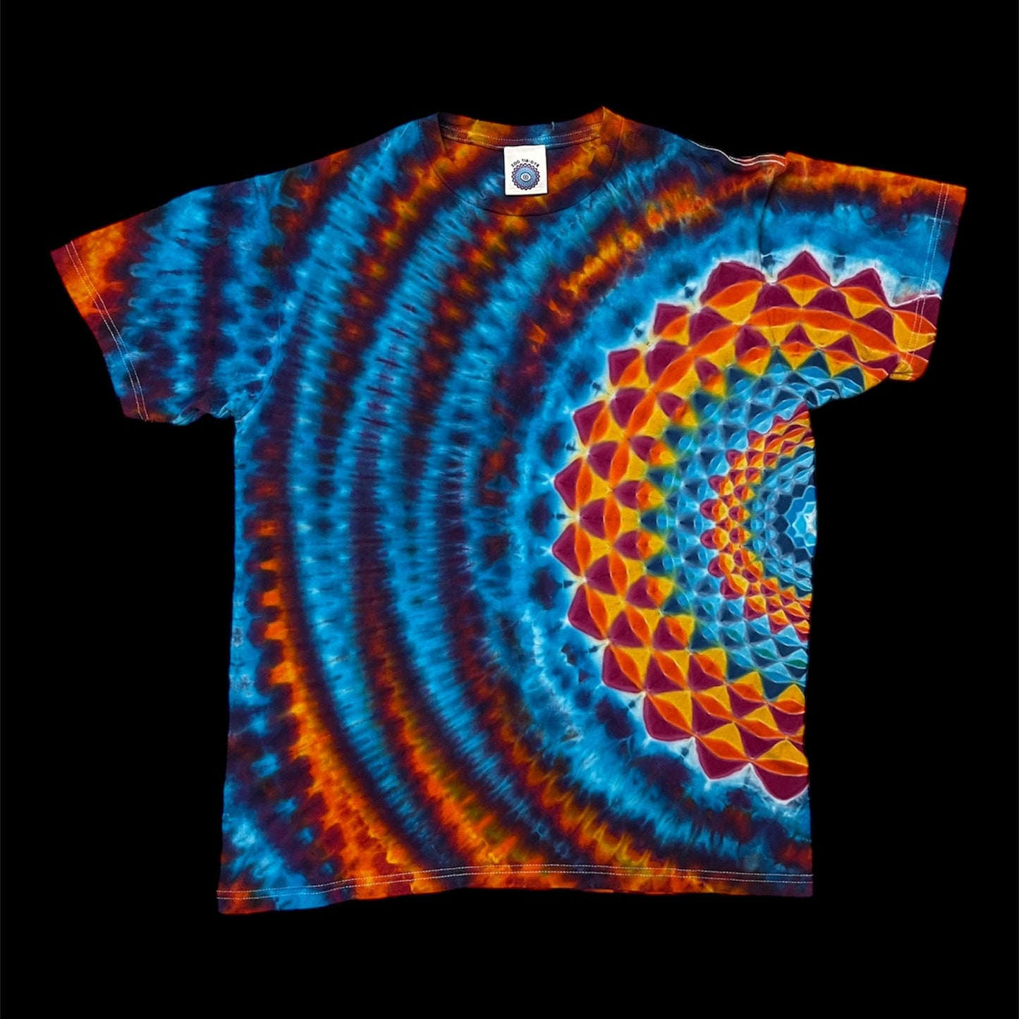 Fire and Ice Morphing Mandala - Medium