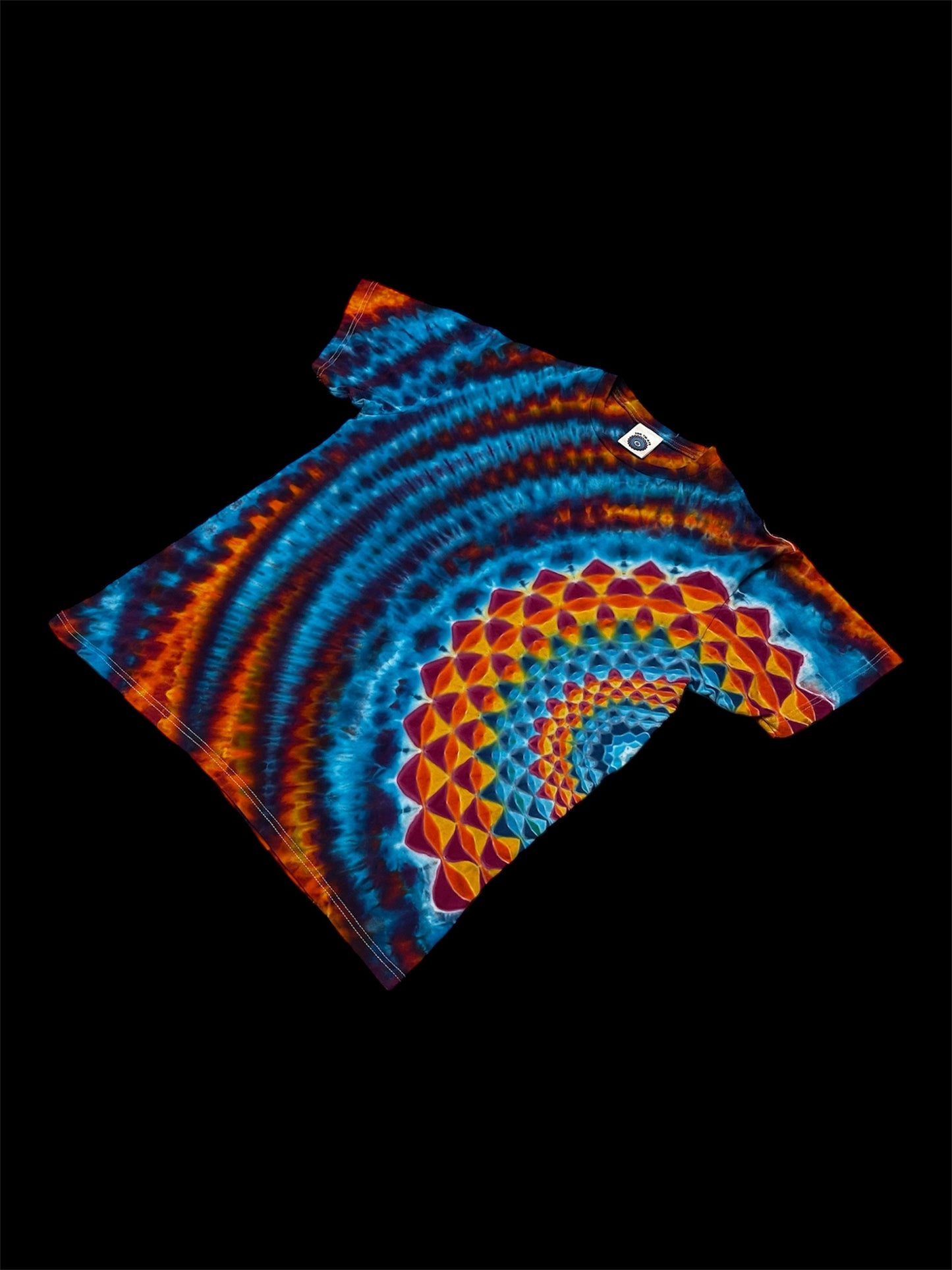 Fire and Ice Morphing Mandala - Medium