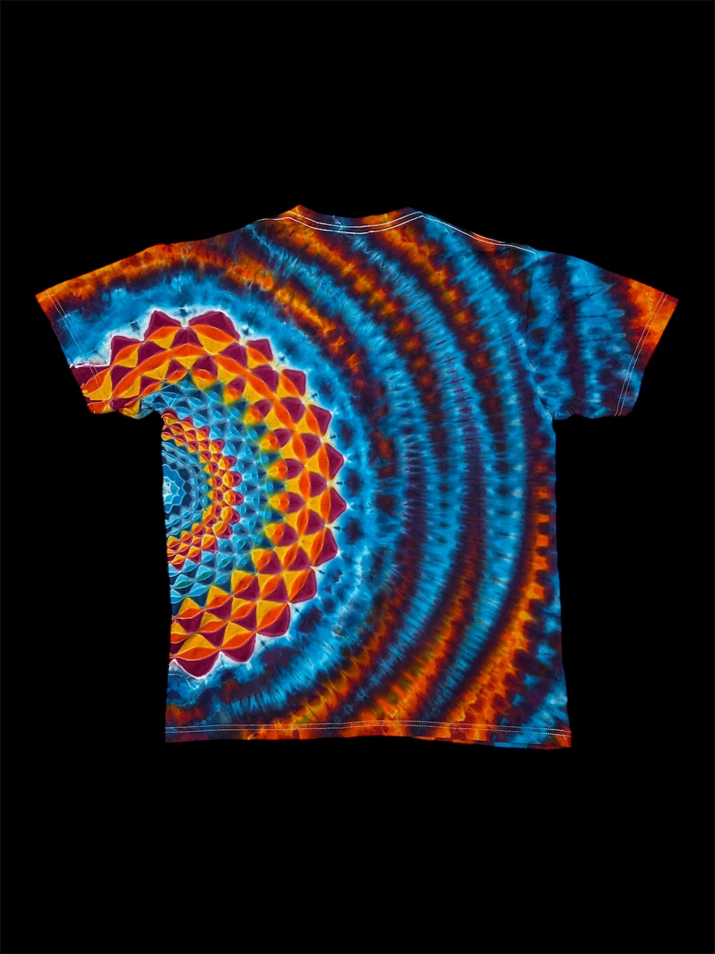 Fire and Ice Morphing Mandala - Medium